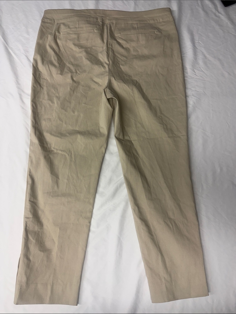 Chico’s Stretch Ankle Pants in Beige - Picture 3 of 3